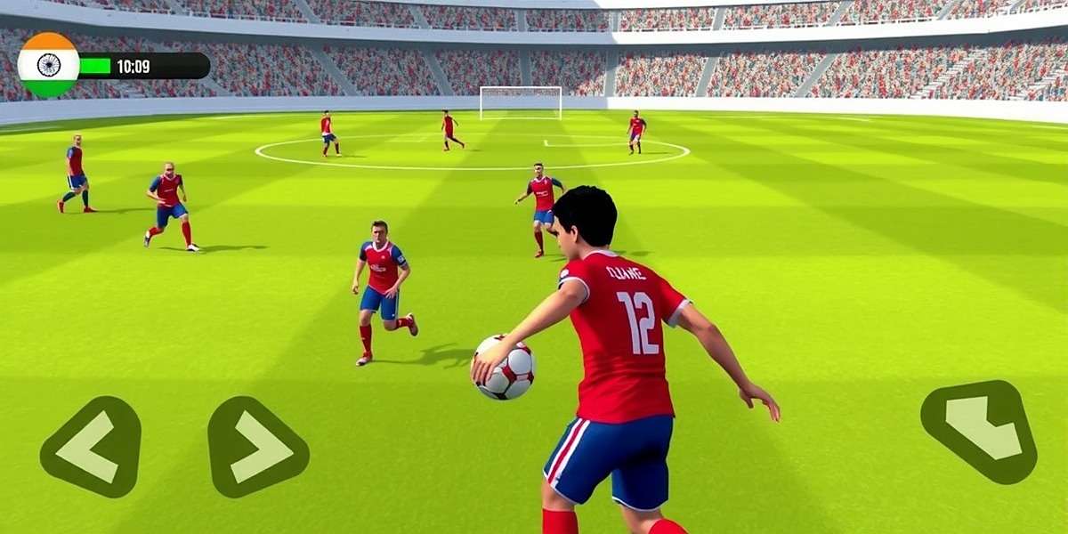 Goa Football Star Gameplay Goa Football Star gameplay screenshot showing a match in progress at a local Indian stadium