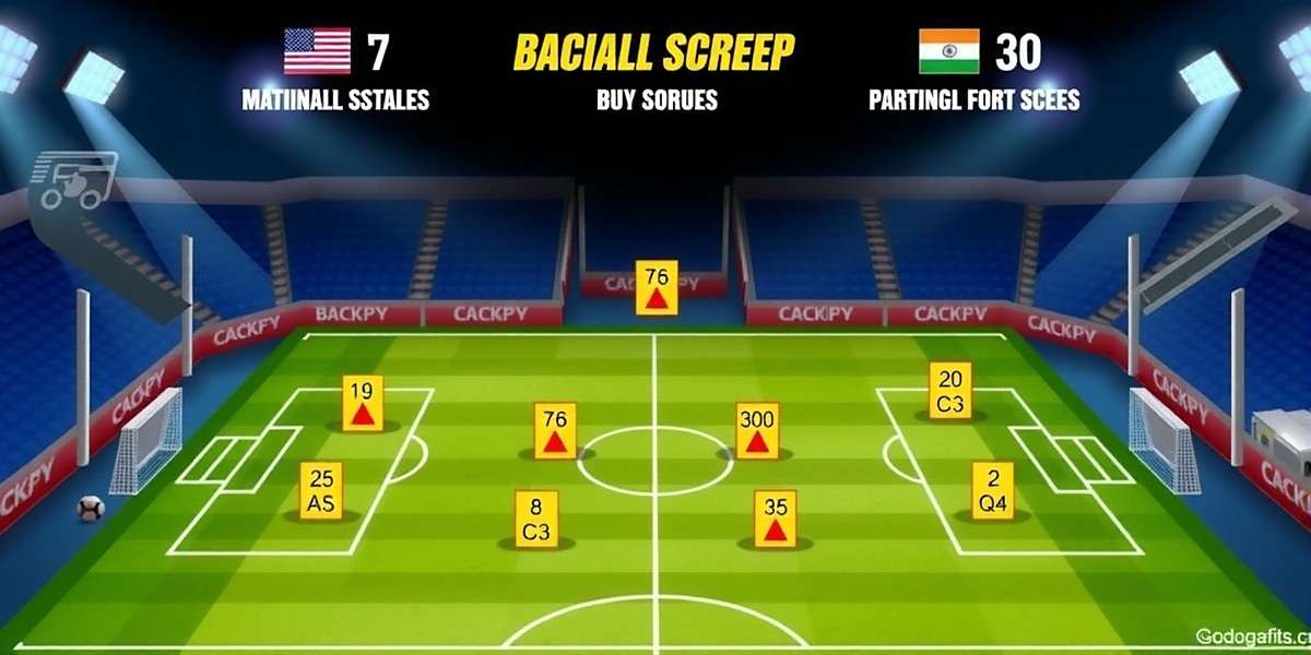 Goa Football Star Tactical Setup Goa Football Star tactical screen showing formation setup for Indian style gameplay